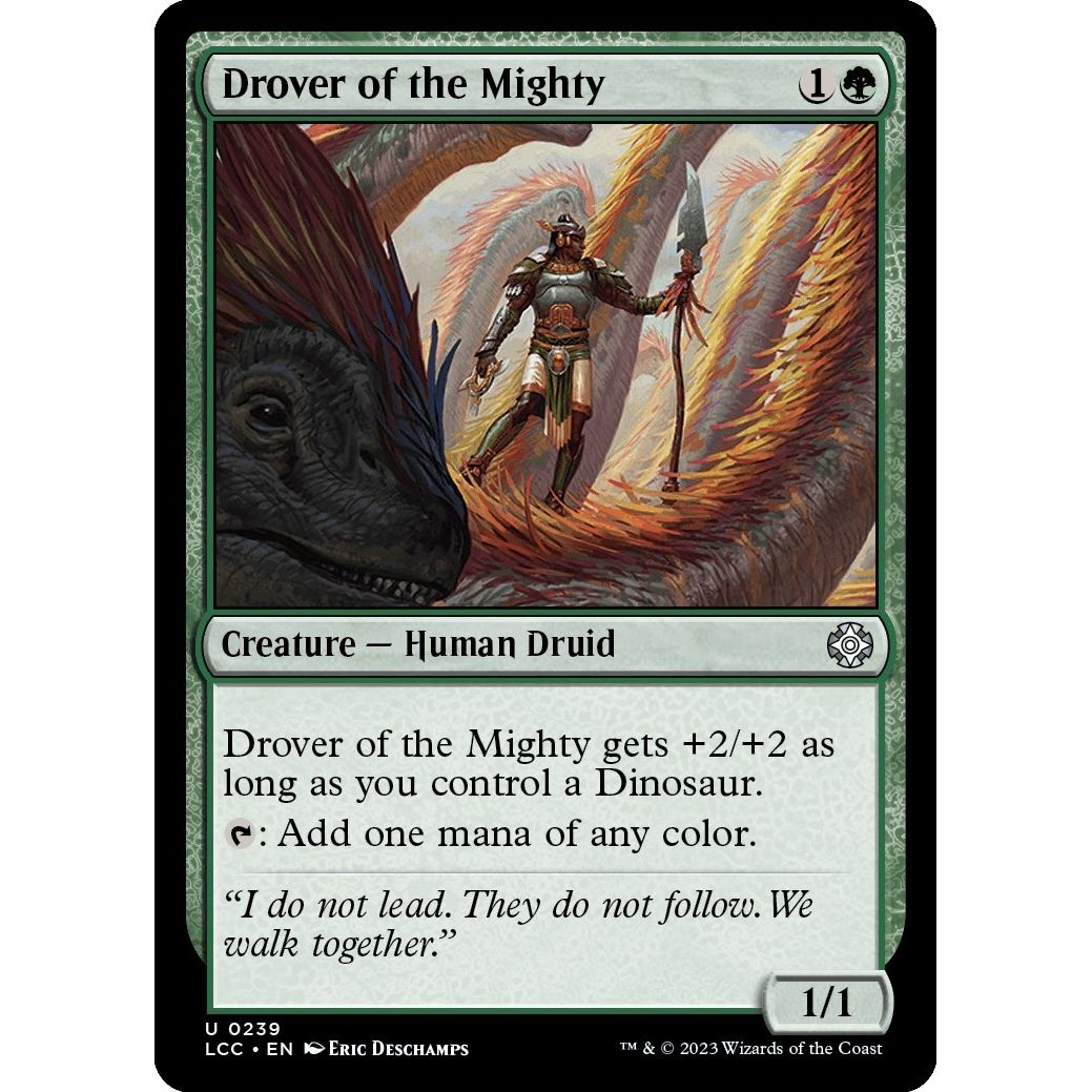 Image for Drover of the Mighty (239) (LCC) - Magic: The Gathering