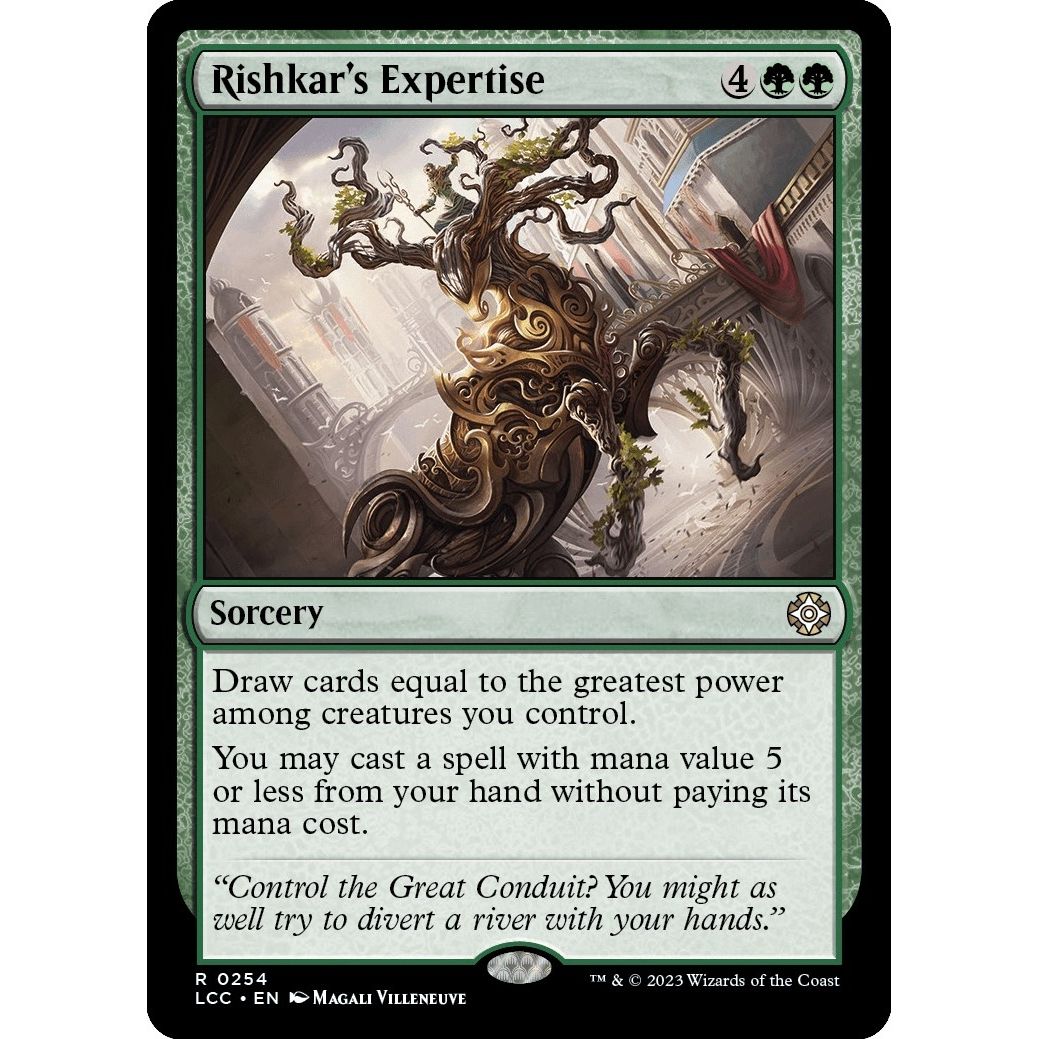 Image for Rishkar's Expertise (254) (LCC) - Magic: The Gathering