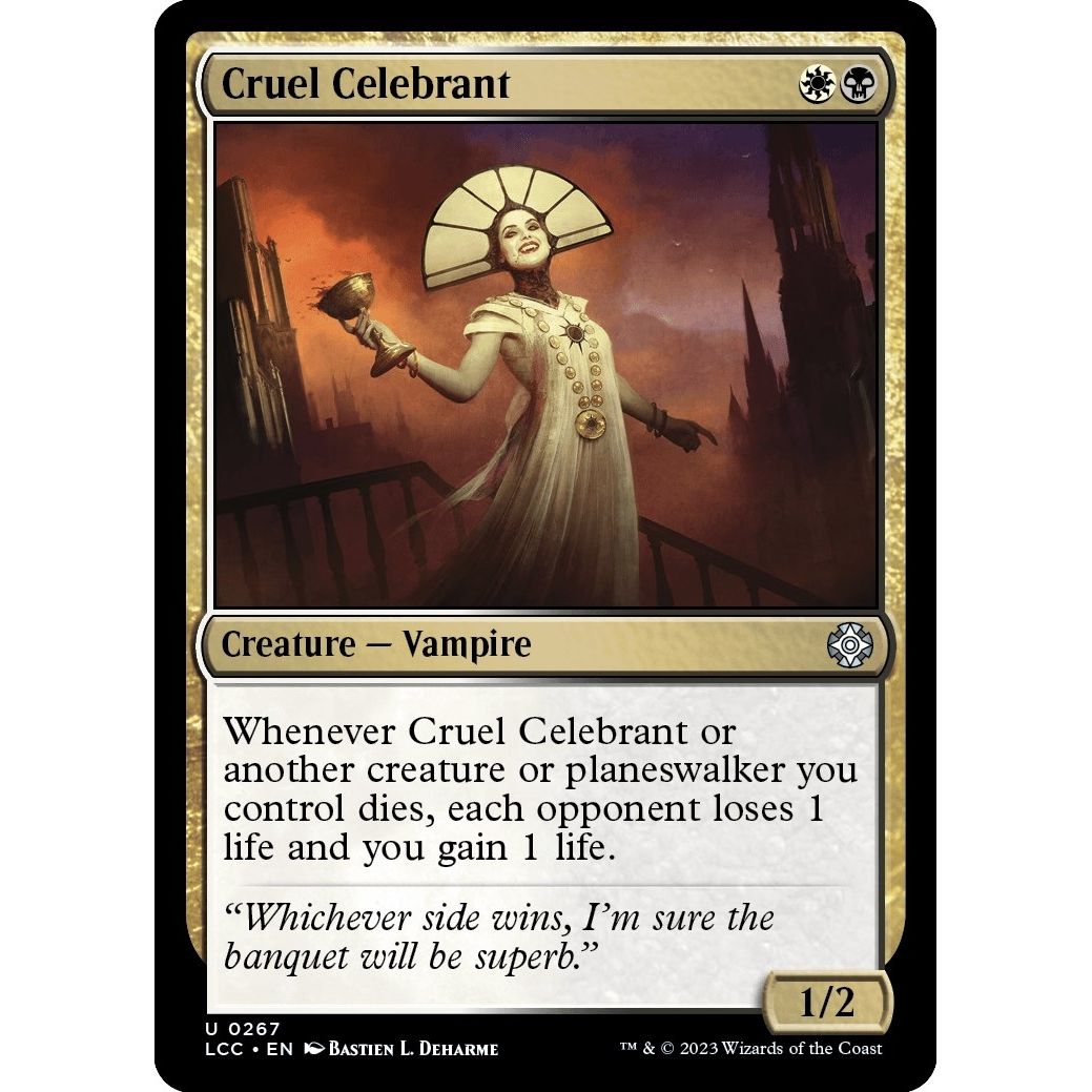Image for Cruel Celebrant (267) (LCC) - Magic: The Gathering