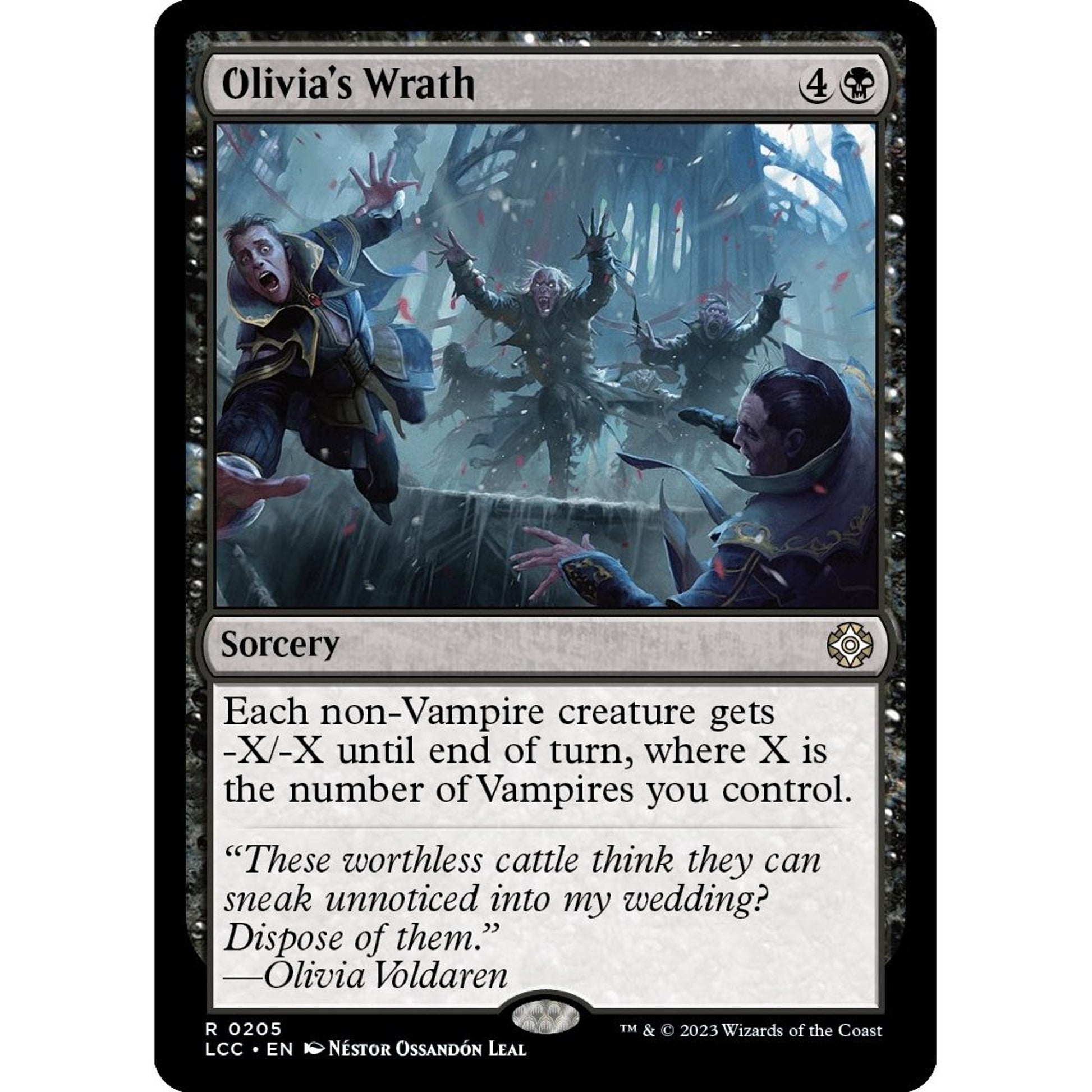 Image for Olivia's Wrath (205) (LCC) - Magic: The Gathering