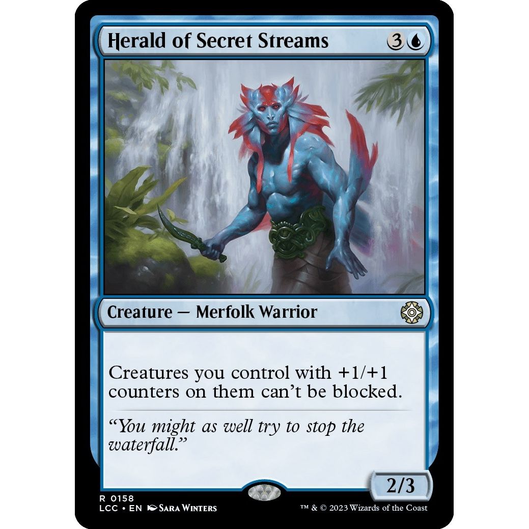 Image for Herald of Secret Streams (158) (LCC) - Magic: The Gathering