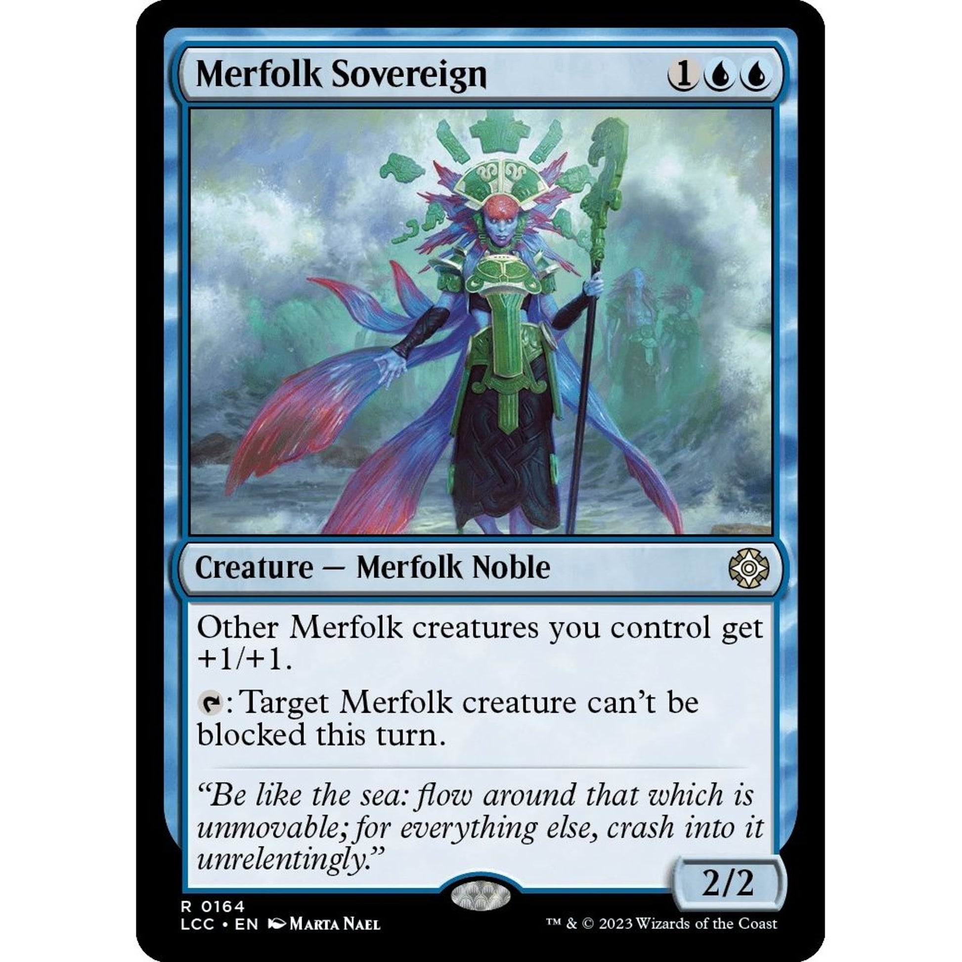 Image for Merfolk Sovereign (164) (LCC) - Magic: The Gathering