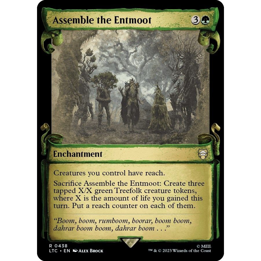 Image for Assemble the Entmoot (Showcase Scrolls) (438) (LTC) - Magic: The Gathering