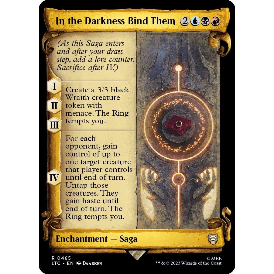 Image for In the Darkness Bind Them (Showcase Scrolls) (465) (LTC) - Magic: The Gathering