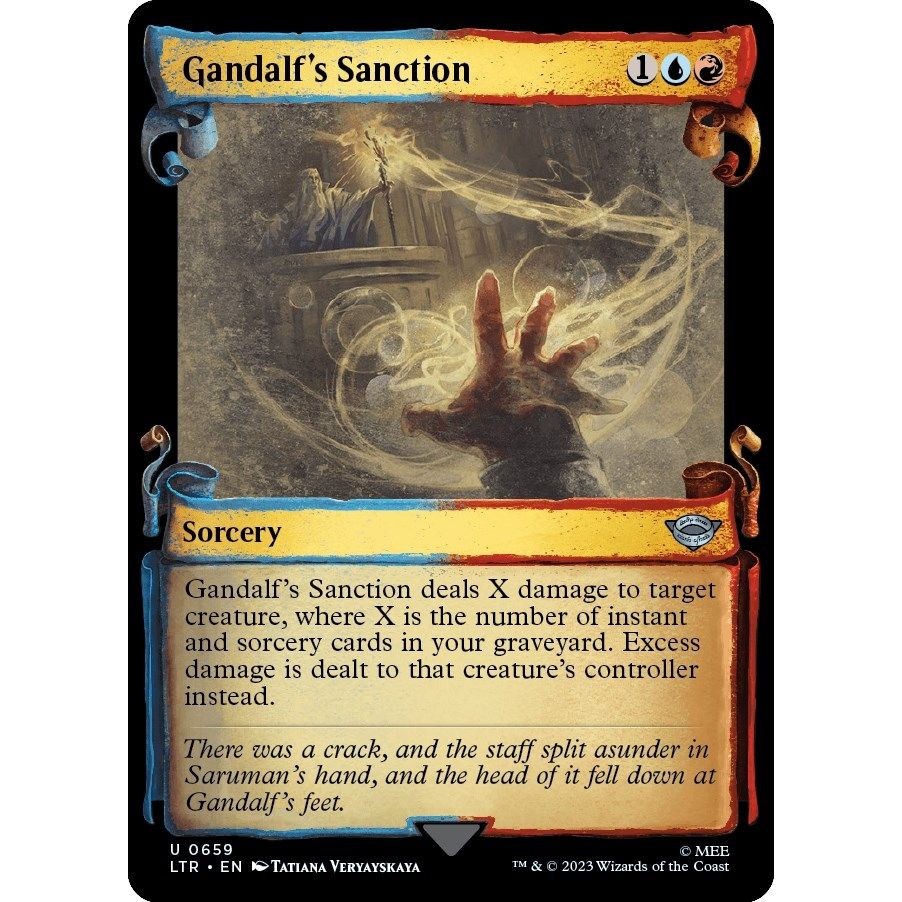 Image for Gandalf's Sanction (Showcase Scrolls) (659) (LTR) - Magic: The Gathering