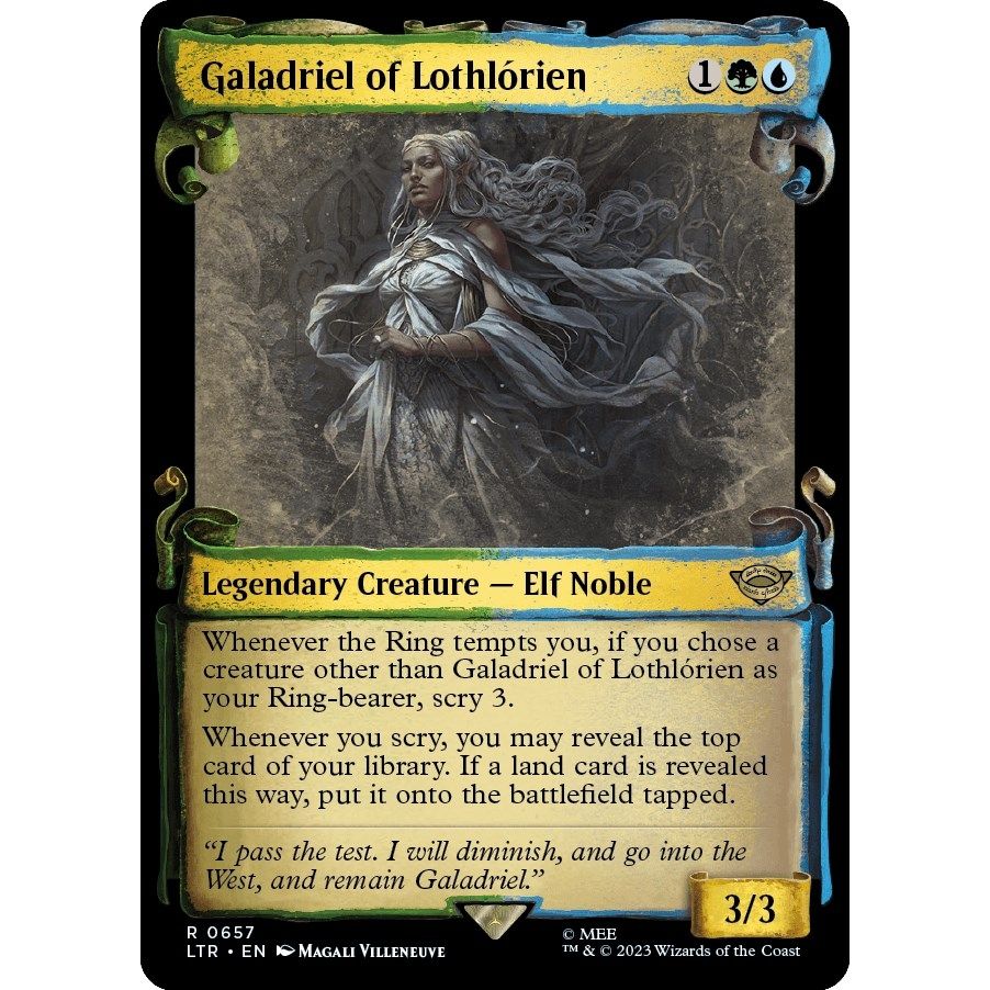 Image for Galadriel of Lothlorien (Showcase Scrolls) (657) (LTR) - Magic: The Gathering