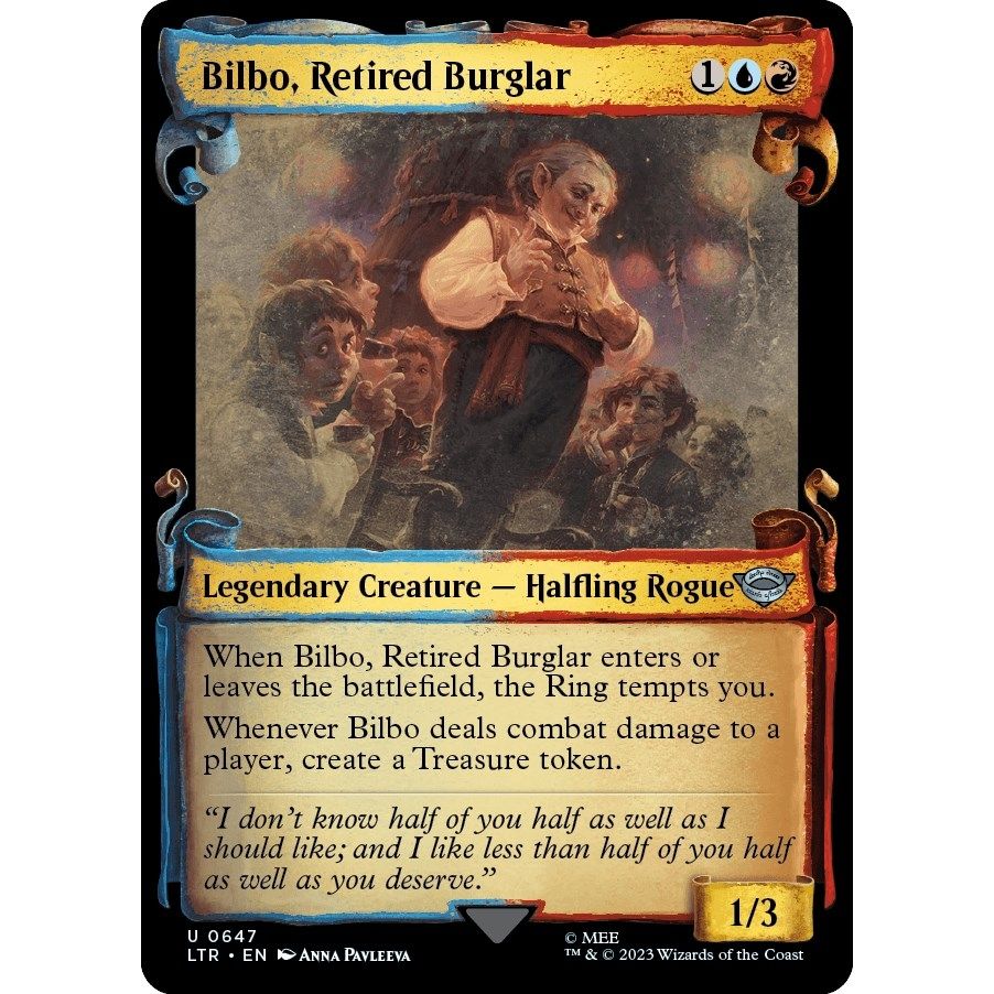 Image for Bilbo, Retired Burglar (Showcase Scrolls) (647) (LTR) - Magic: The Gathering