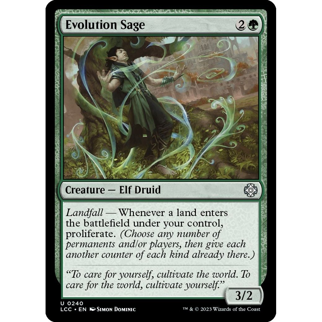 Image for Evolution Sage (240) (LCC) - Magic: The Gathering