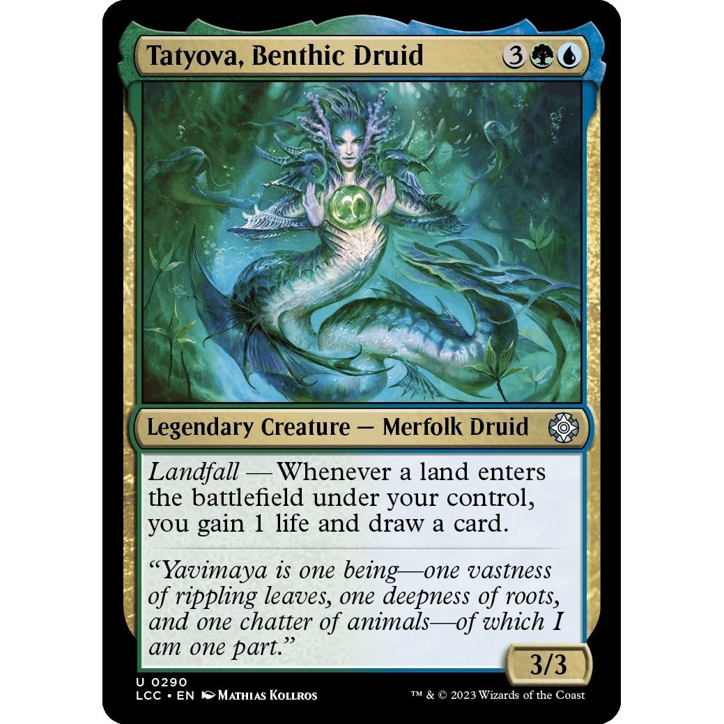 Image for Tatyova, Benthic Druid (290) (LCC) - Magic: The Gathering