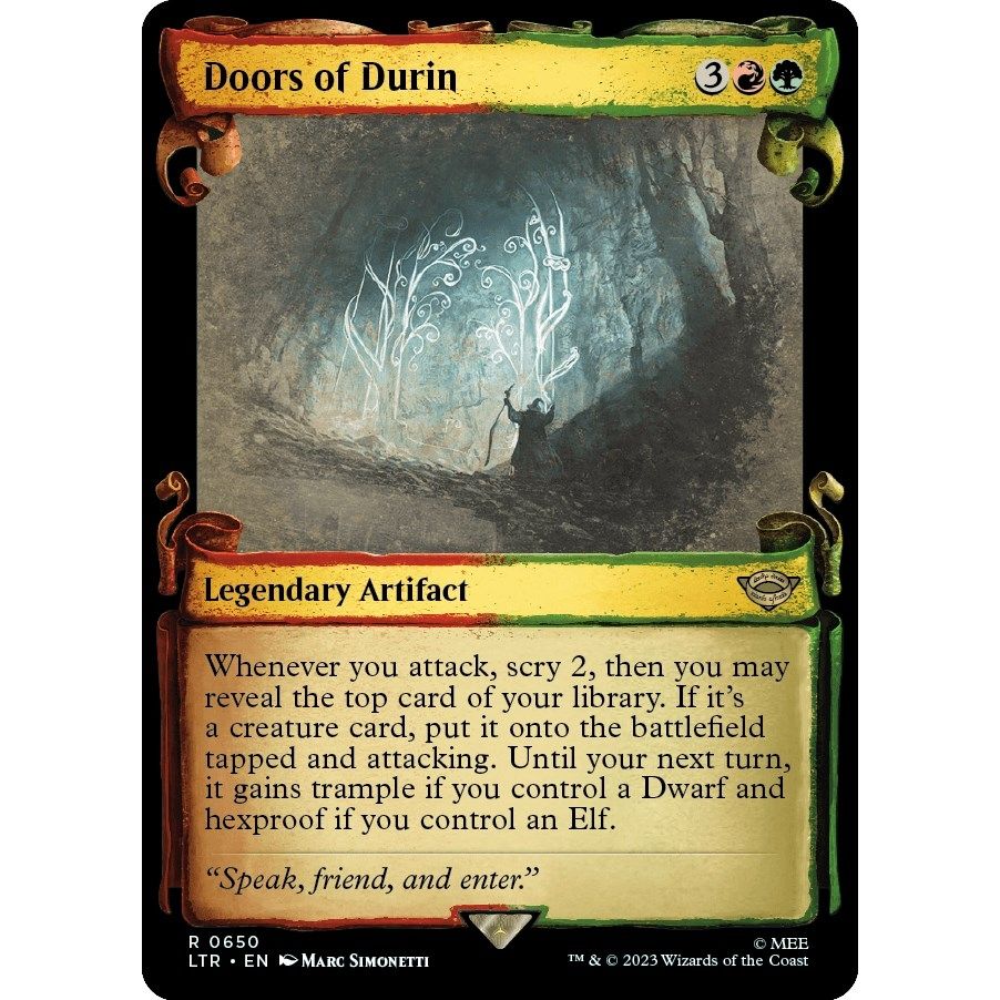 Image for Doors of Durin (Showcase Scrolls) (650) (LTR) - Magic: The Gathering