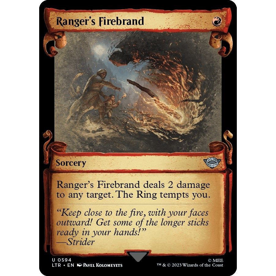 Image for Ranger's Firebrand (Showcase Scrolls) (594) (LTR) - Magic: The Gathering
