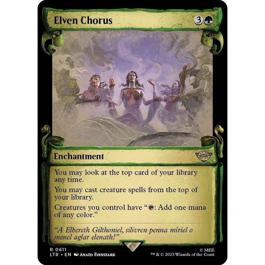 Image for Elven Chorus (Showcase Scrolls) (611) (LTR) - Magic: The Gathering