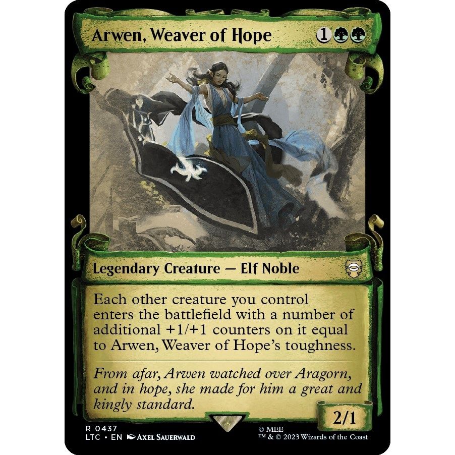 Image for Arwen, Weaver of Hope (Showcase Scrolls) (437) (LTC) - Magic: The Gathering
