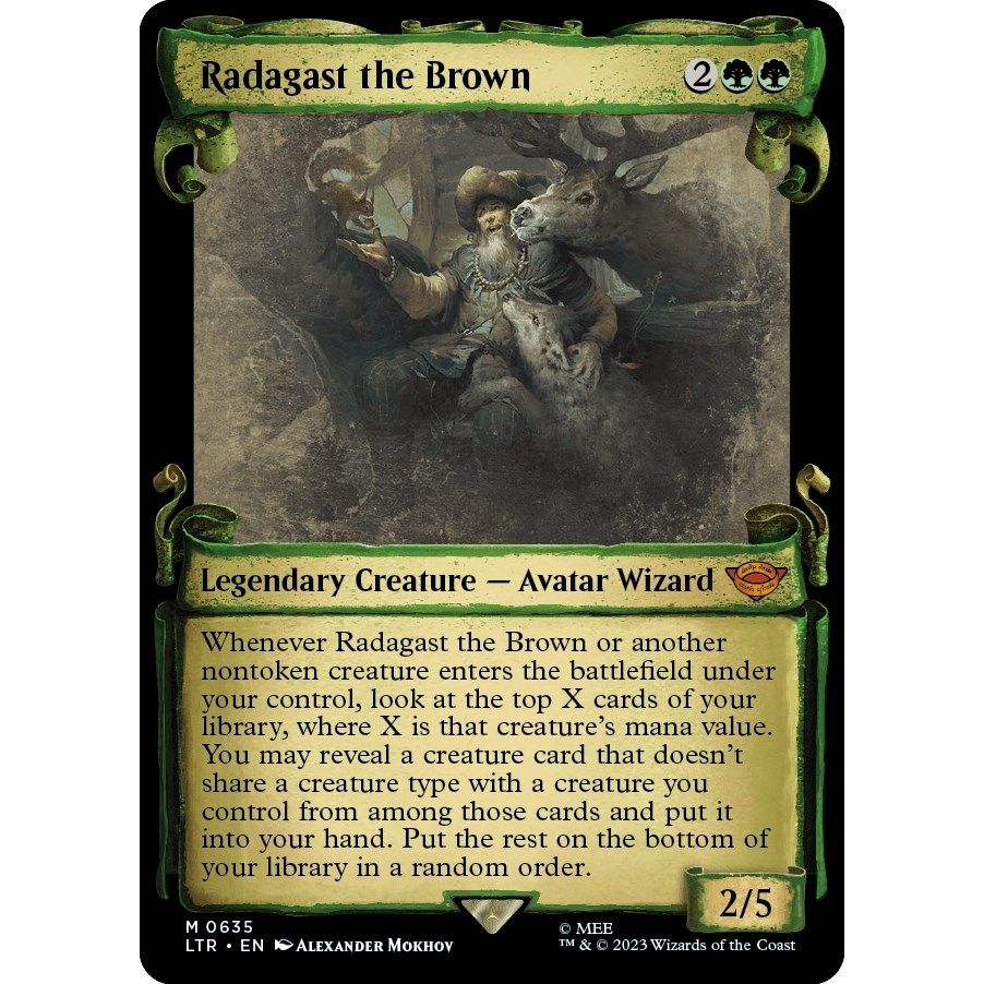 Image for Radagast the Brown (Showcase Scrolls) (635) (LTR) - Magic: The Gathering