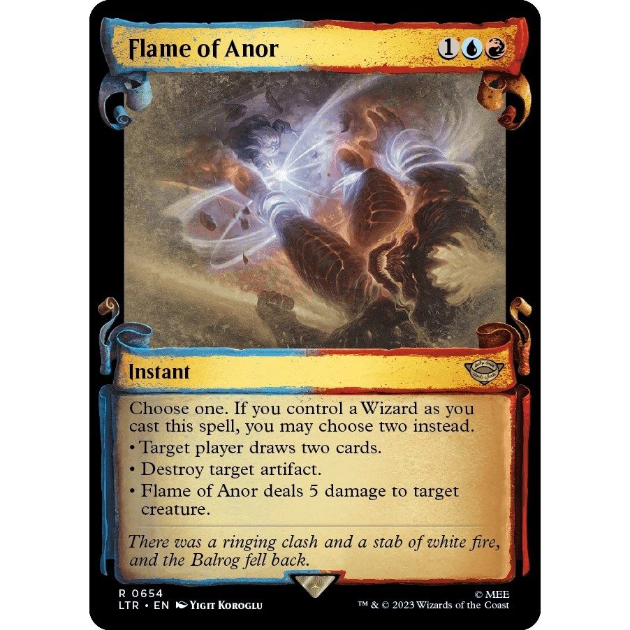 Image for Flame of Anor (Showcase Scrolls) (654) (LTR) - Magic: The Gathering