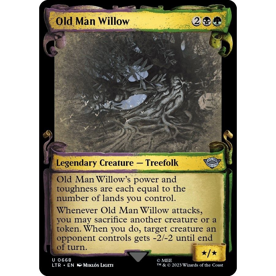 Image for Old Man Willow (Showcase Scrolls) (668) (LTR) - Magic: The Gathering