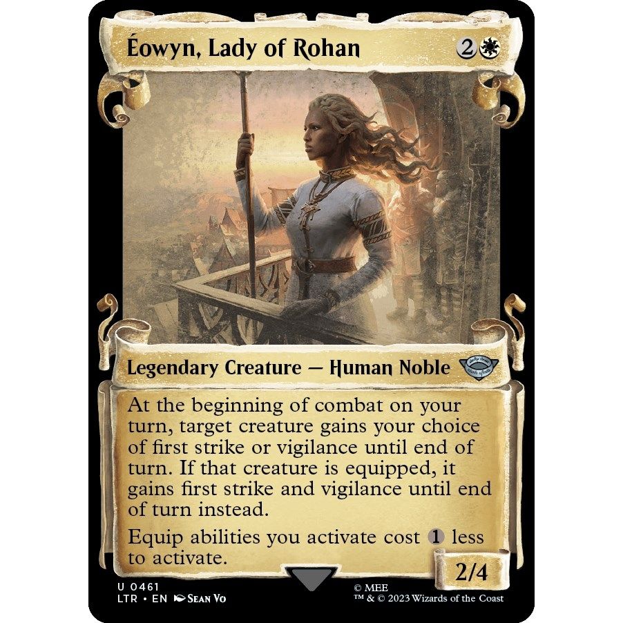 Image for Eowyn, Lady of Rohan (Showcase Scrolls) (461) (LTR) - Magic: The Gathering