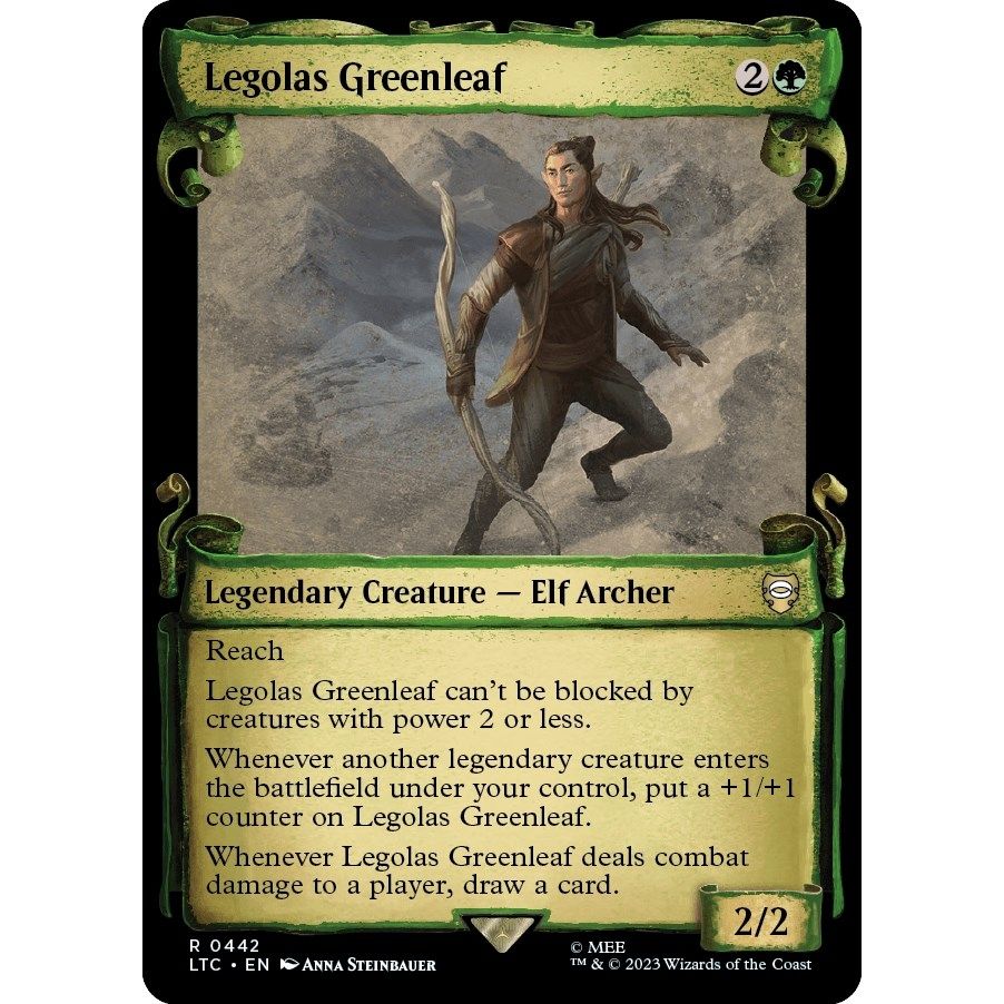 Image for Legolas Greenleaf (Showcase Scrolls) (442) (LTC) - Magic: The Gathering