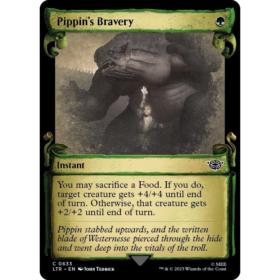 Image for Pippin's Bravery (Showcase Scrolls) (633) (LTR) - Magic: The Gathering