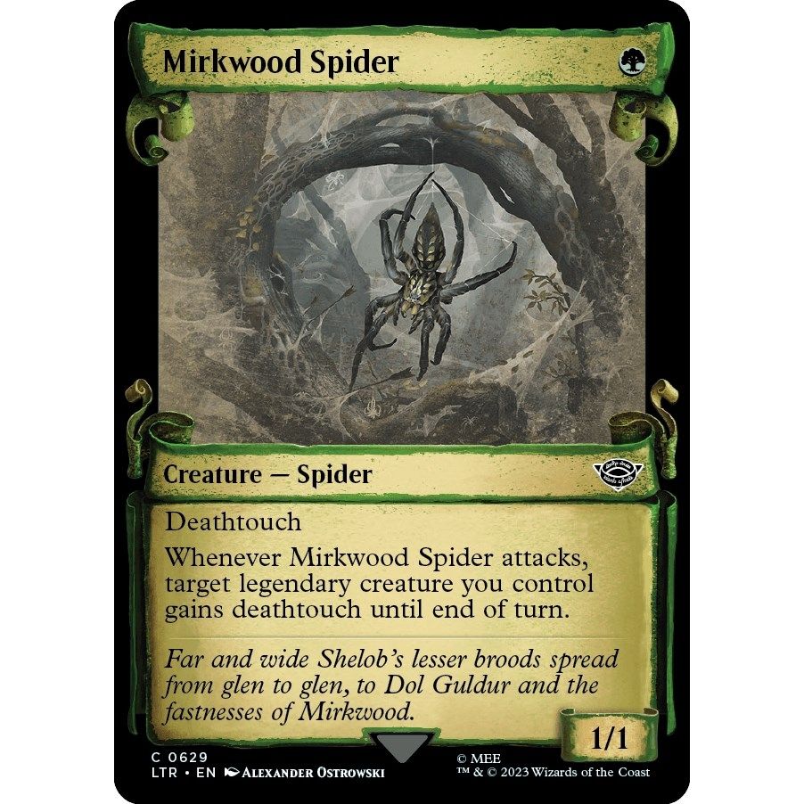 Image for Mirkwood Spider (Showcase Scrolls) (629) (LTR) - Magic: The Gathering