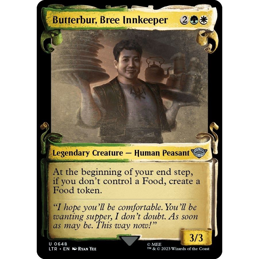Image for Butterbur, Bree Innkeeper (Showcase Scrolls) (648) (LTR) - Magic: The Gathering