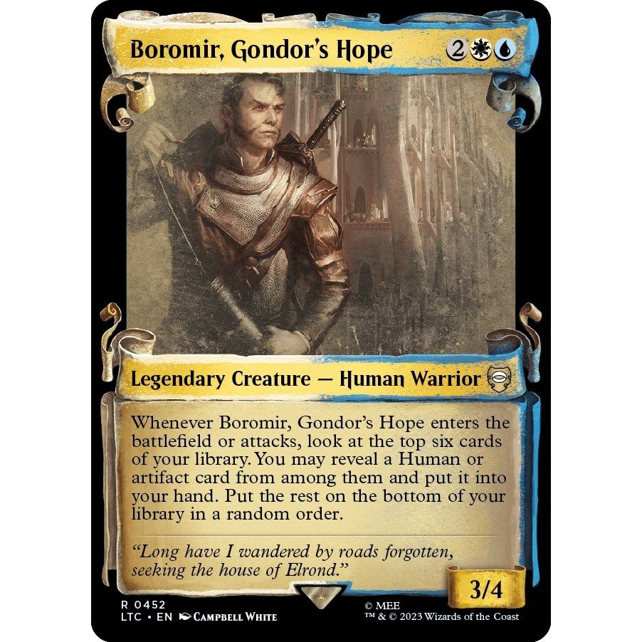 Image for Boromir, Gondor's Hope (Showcase Scrolls) (452) (LTC) - Magic: The Gathering