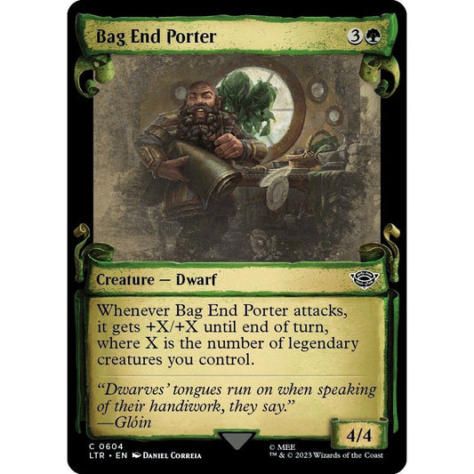 Image for Bag End Porter (Showcase Scrolls) (604) (LTR) - Magic: The Gathering
