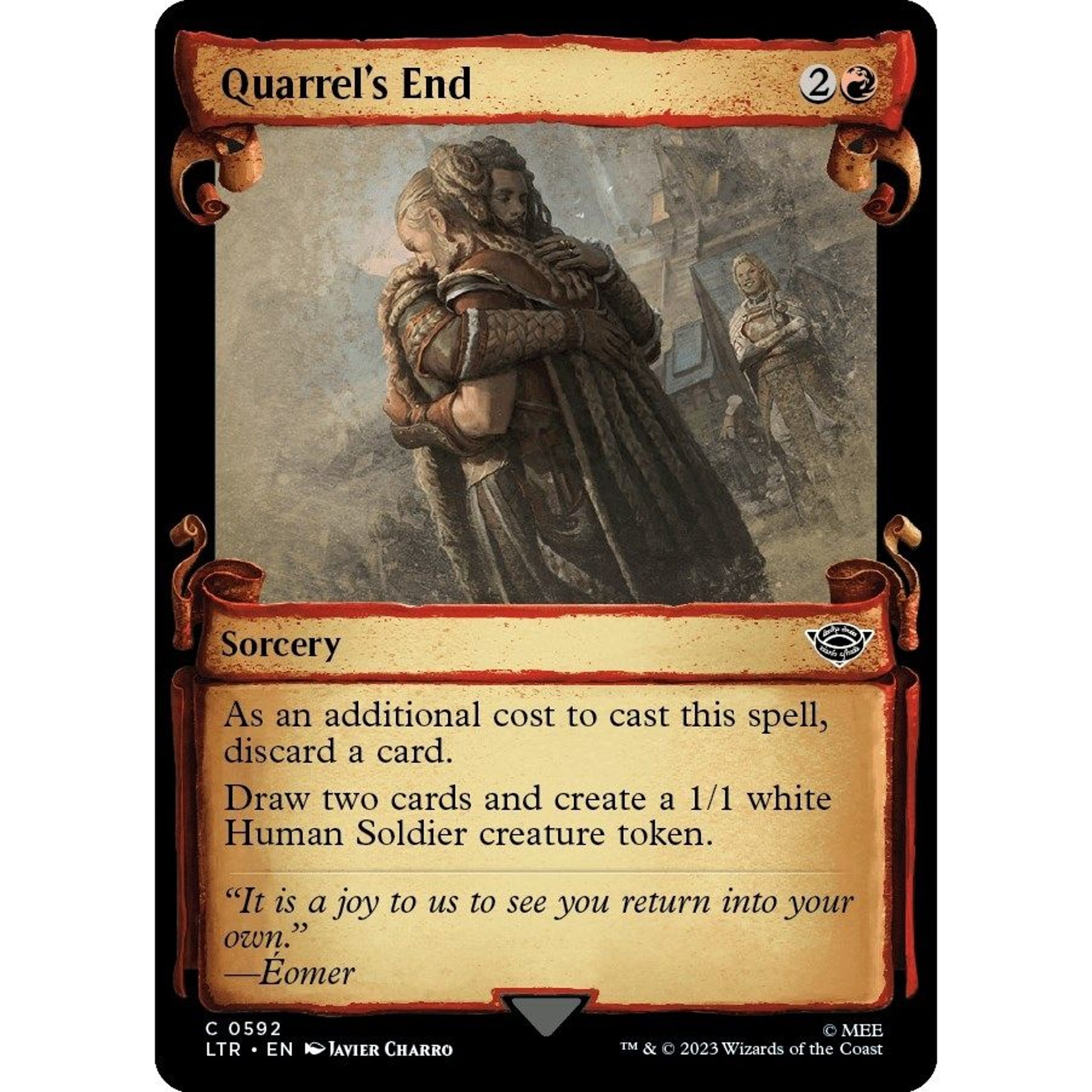 Image for Quarrel's End (Showcase Scrolls) (592) (LTR) - Magic: The Gathering