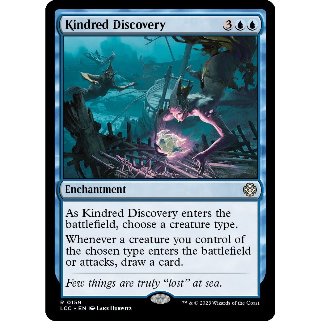 Image for Kindred Discovery (159) (LCC) - Magic: The Gathering