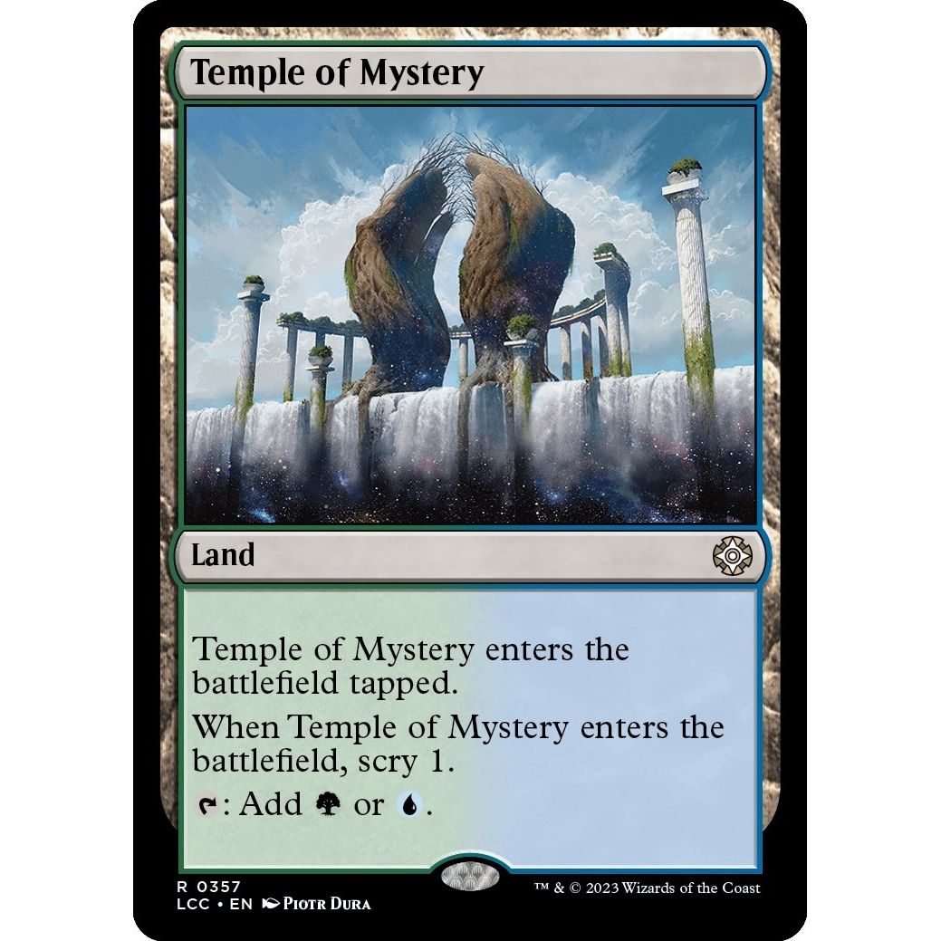 Image for Temple of Mystery (357) (LCC) - Magic: The Gathering