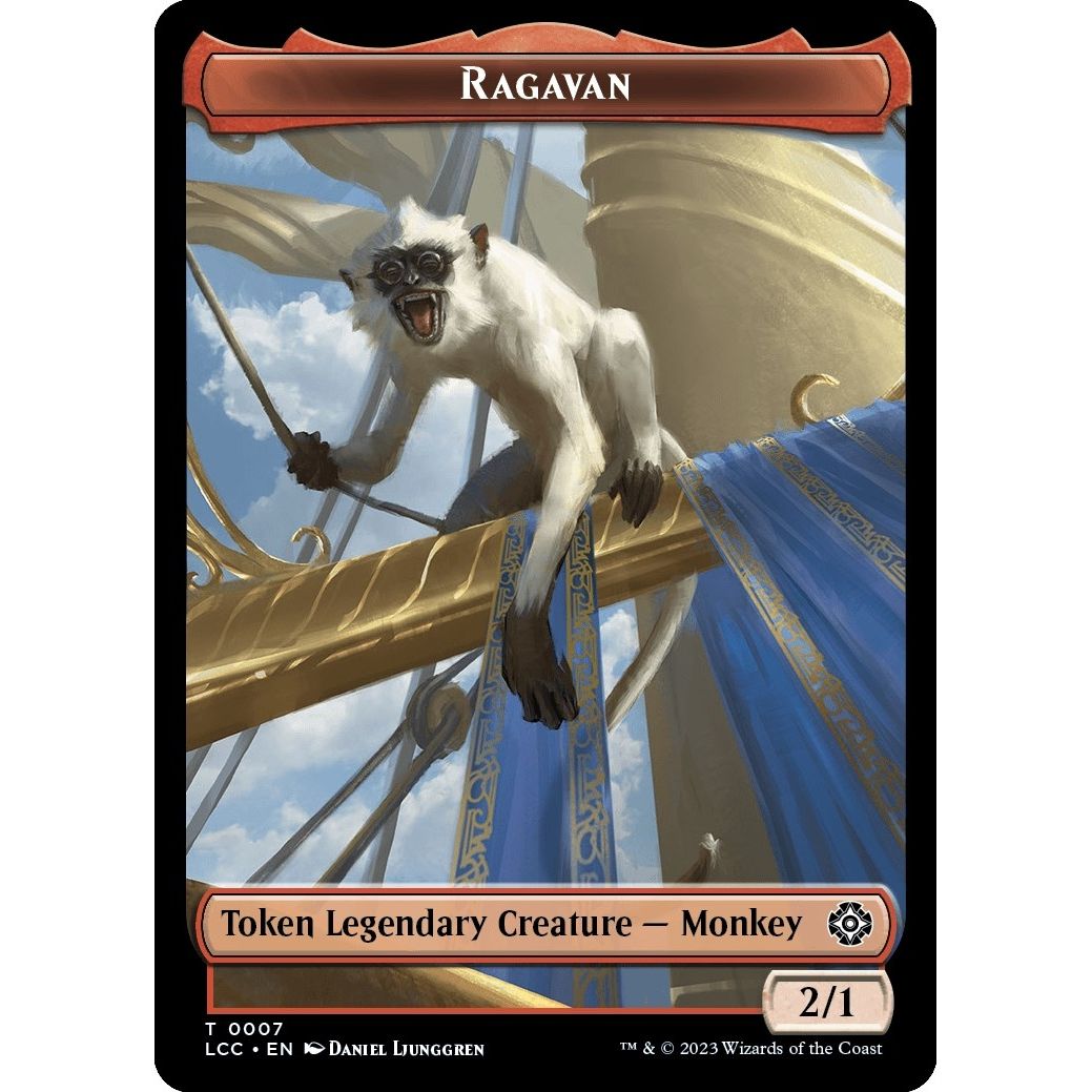 Image for Ragavan // Treasure Double-Sided Token (7 // 18) (LCC) - Magic: The Gathering