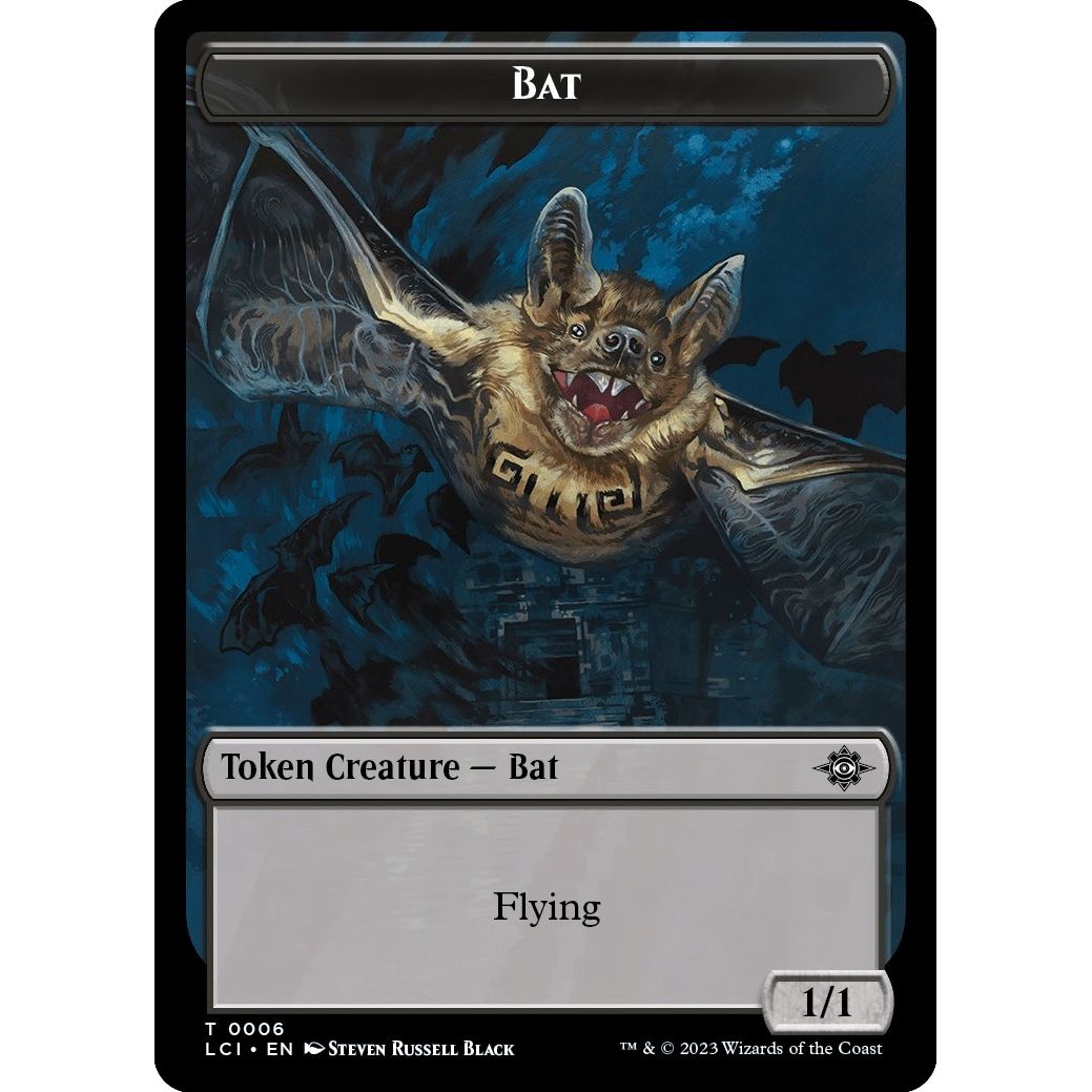 Image for Bat // Vampire (0004) Double-Sided Token (6 // 4) (LCI) - Magic: The Gathering