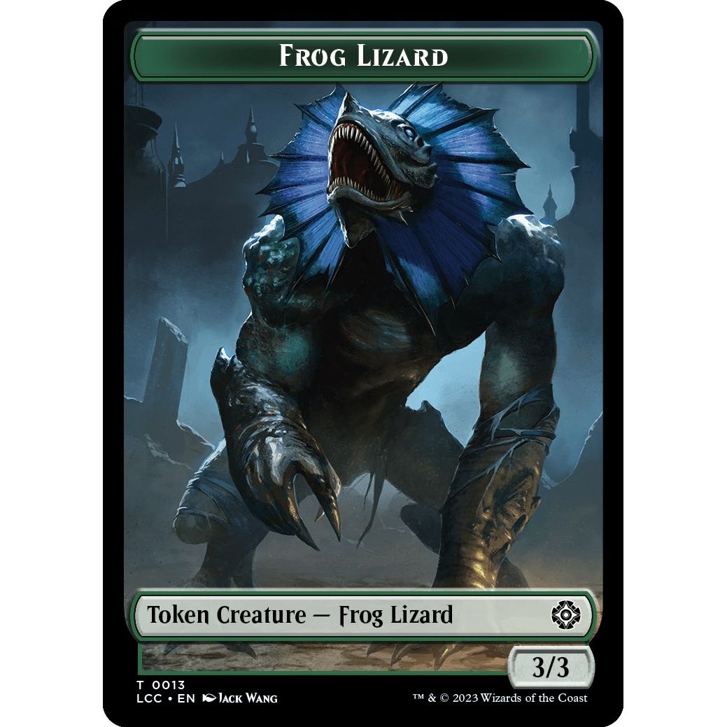 Image for Frog Lizard // Merfolk (0003) Double-Sided Token (13 // 3) (LCC) - Magic: The Gathering
