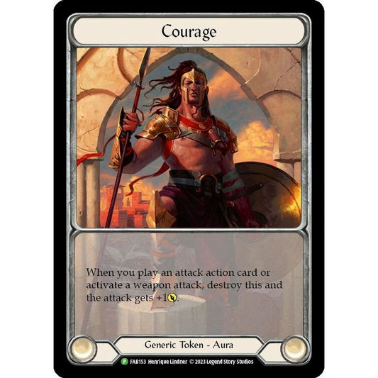 Image for Courage - FAB153 (FAB153) (PR) - Flesh and Blood TCG