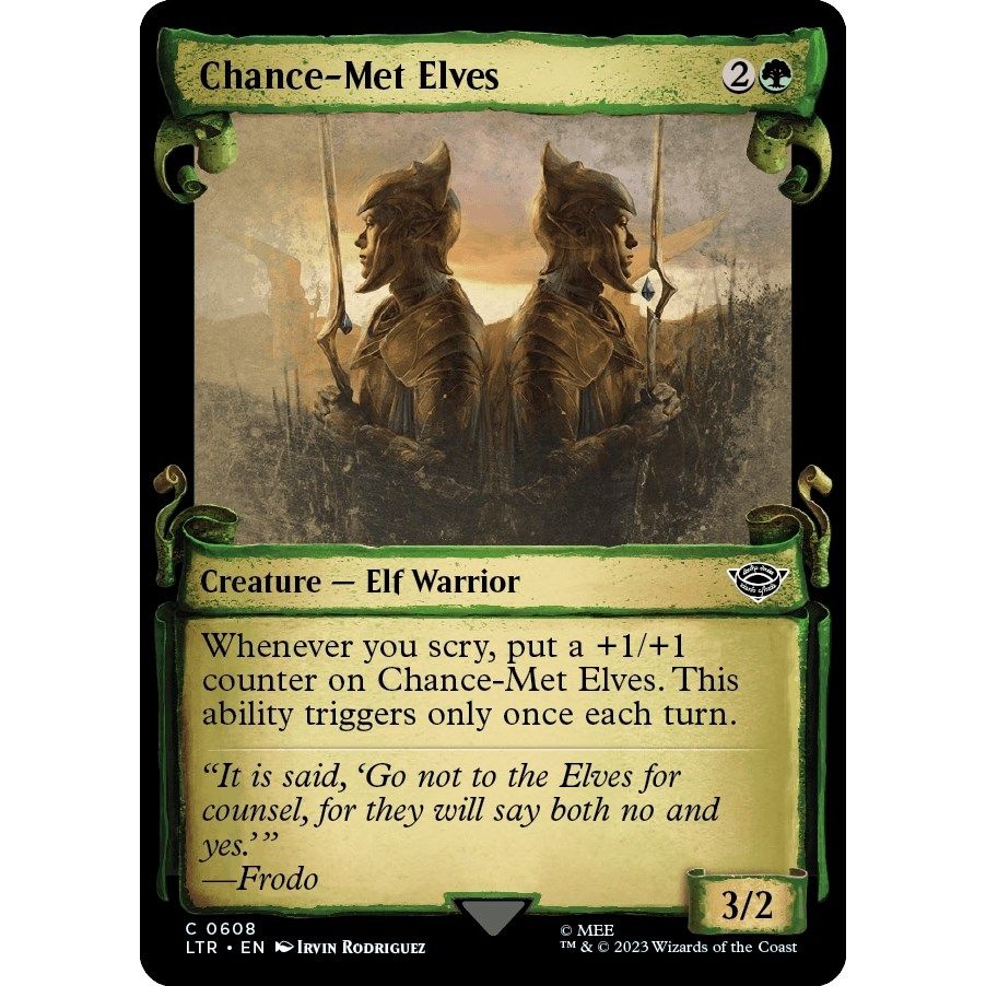 Image for Chance-Met Elves (Showcase Scrolls) (608) (LTR) - Magic: The Gathering