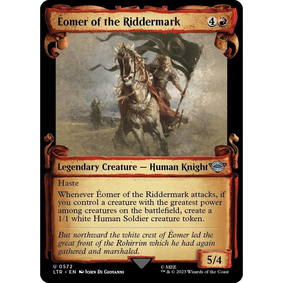 Image for Eomer of the Riddermark (Showcase Scrolls) (572) (LTR) - Magic: The Gathering