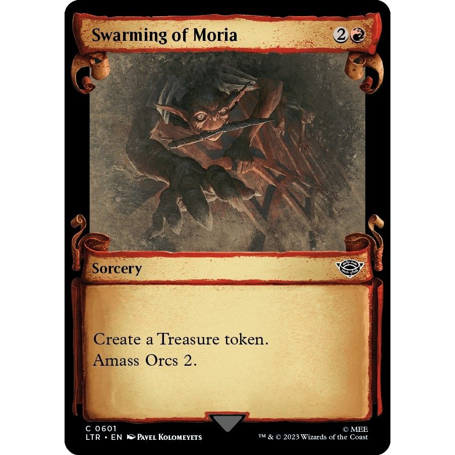 Image for Swarming of Moria (Showcase Scrolls) (601) (LTR) - Magic: The Gathering