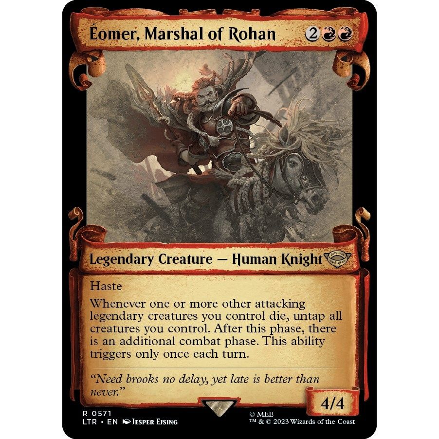 Image for Eomer, Marshal of Rohan (Showcase Scrolls) (571) (LTR) - Magic: The Gathering