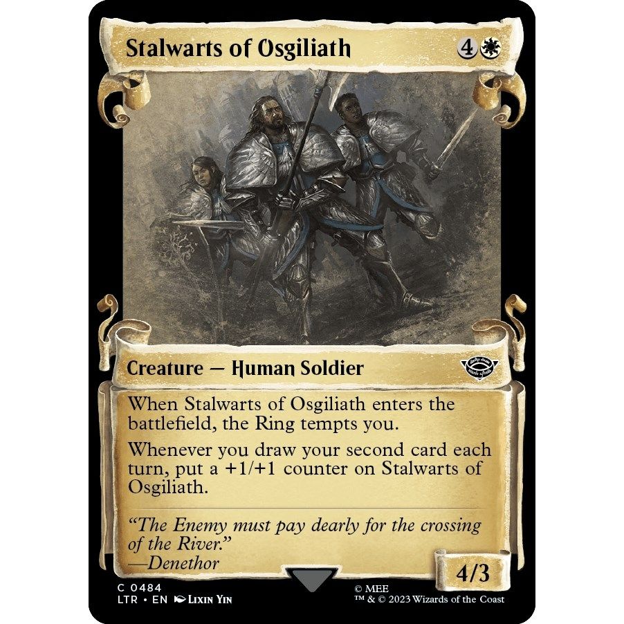 Image for Stalwarts of Osgiliath (Showcase Scrolls) (484) (LTR) - Magic: The Gathering
