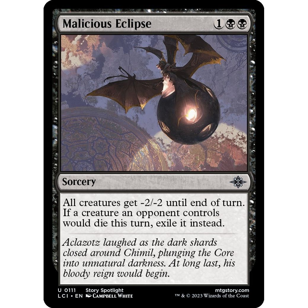 Image for Malicious Eclipse (111) (LCI) - Magic: The Gathering