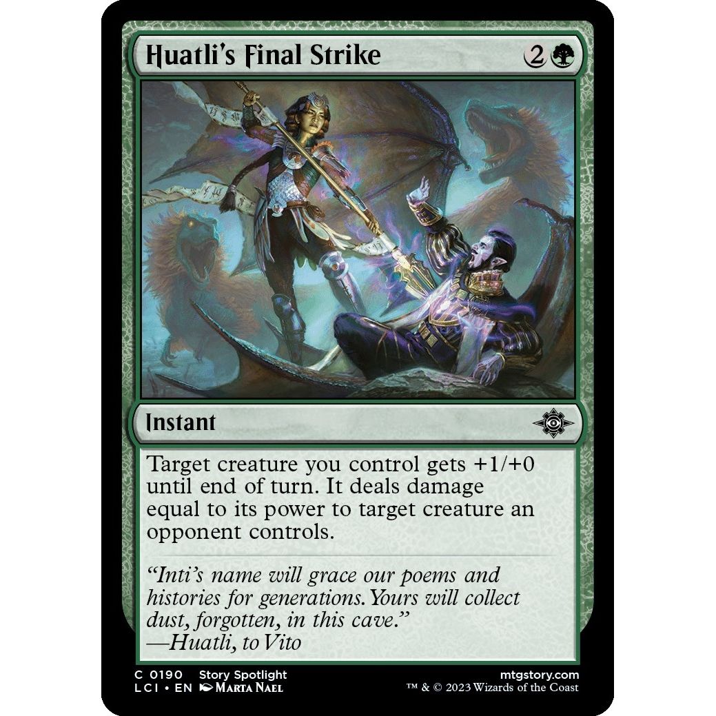 Image for Huatli's Final Strike (190) (LCI) - Magic: The Gathering