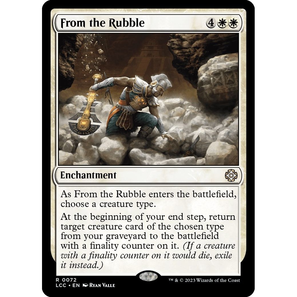 Image for From the Rubble (72) (LCC) - Magic: The Gathering