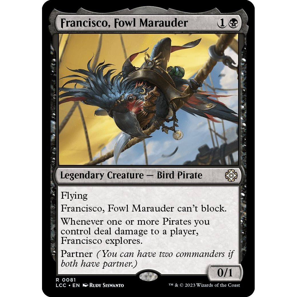 Image for Francisco, Fowl Marauder (81) (LCC) - Magic: The Gathering