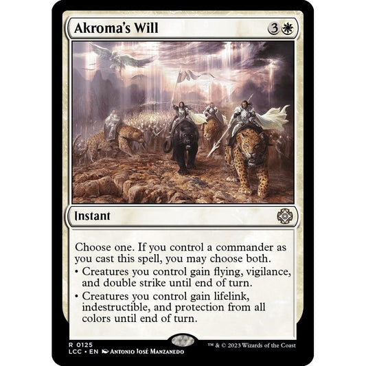 Image for Akroma's Will (125) (LCC) - Magic: The Gathering