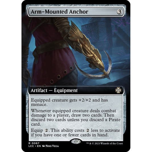 Image for Arm-Mounted Anchor (Extended Art) (67) (LCC) - Magic: The Gathering