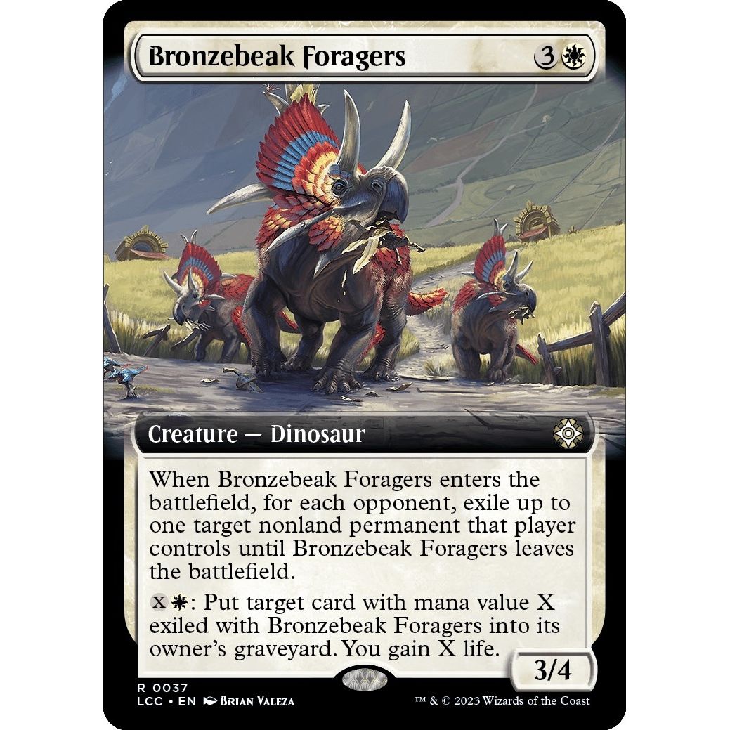 Image for Bronzebeak Foragers (Extended Art) (37) (LCC) - Magic: The Gathering