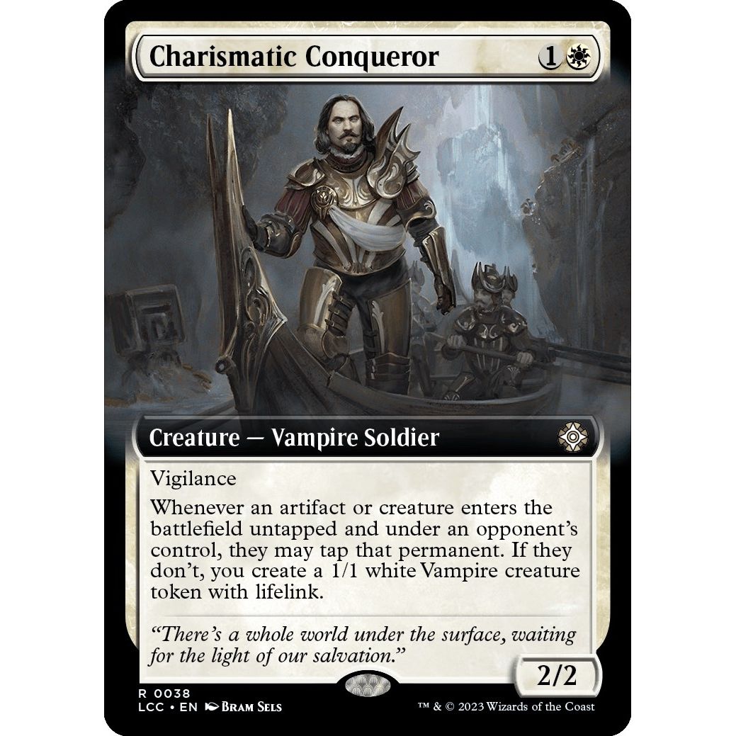 Image for Charismatic Conqueror (Extended Art) (38) (LCC) - Magic: The Gathering