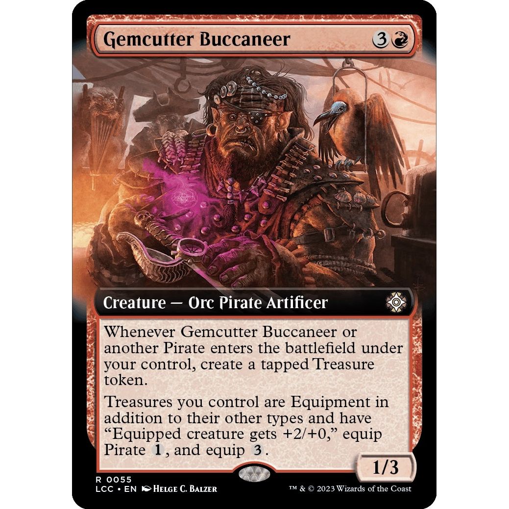 Image for Gemcutter Buccaneer (Extended Art) (55) (LCC) - Magic: The Gathering