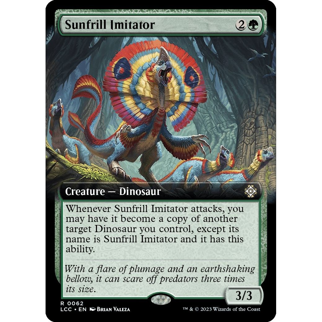 Image for Sunfrill Imitator (Extended Art) (62) (LCC) - Magic: The Gathering