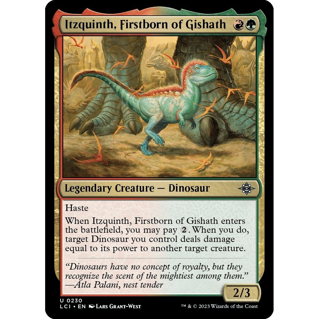 Image for Itzquinth, Firstborn of Gishath (230) (LCI) - Magic: The Gathering